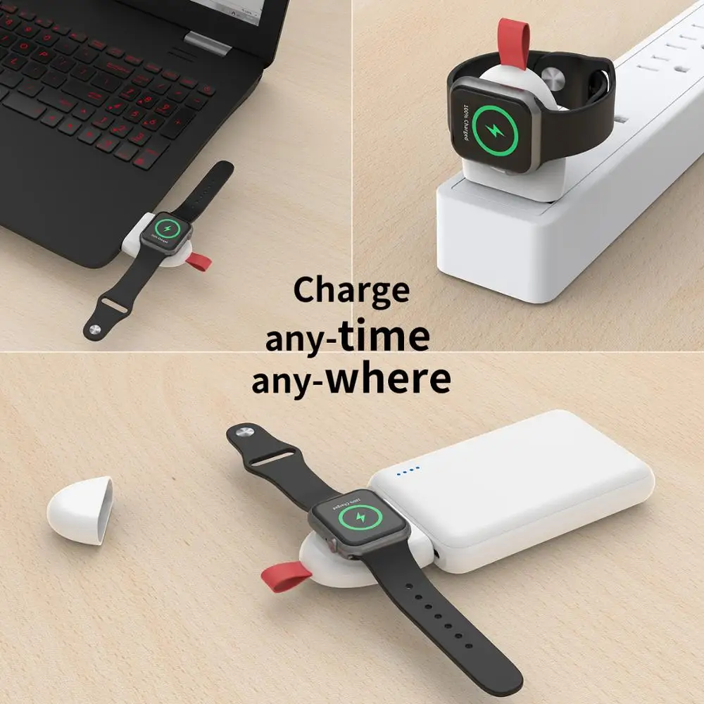 NTONPOWER портативное беспроводное зарядное устройство для Apple Watch зарядное устройство мини магнитное iWhatch 1 2 3 4 серии Быстрая Зарядка Док-станция