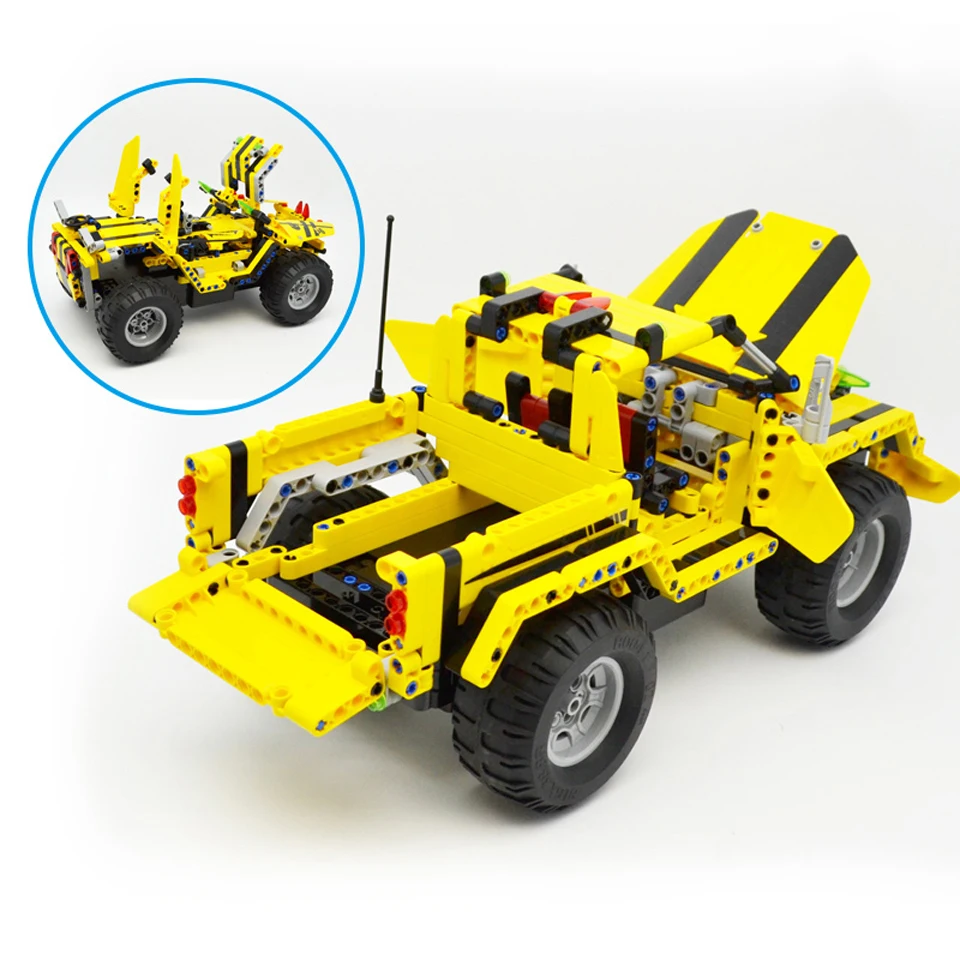 Technic City 2 в 1 трансформируемый гоночный автомобиль Строительный блок Набор 4 г