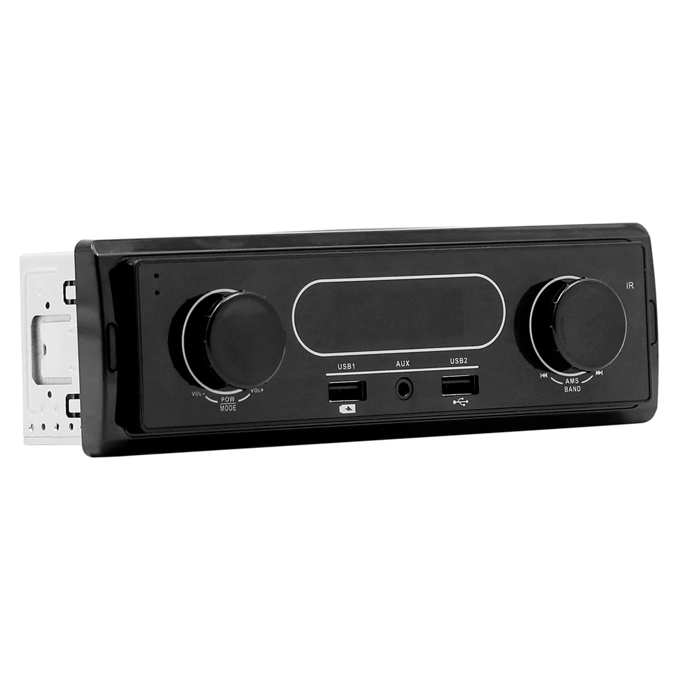 Авторадио автомобиля Радио Стерео 12 В Поддержка FM Aux аудио автомобиля 1 Din приемник USB MP3 Авто Аудио плеер без Bluetooth с дистанционным зарядным устройством