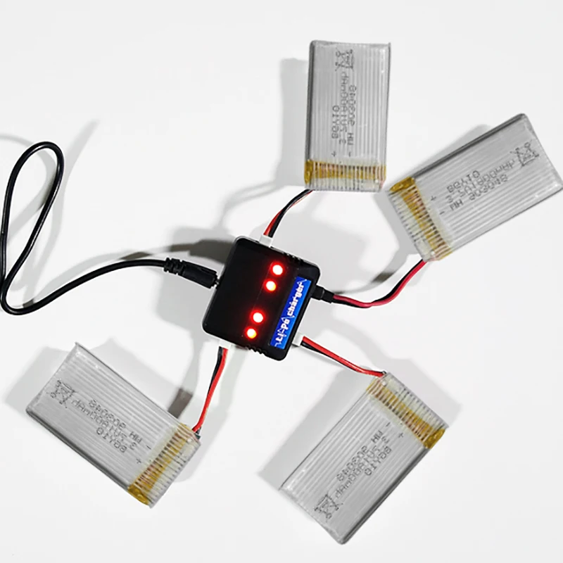 Зарядный USB кабель 4 в 1 для квадрокоптера и дрона KY601S|Детали аксессуары| |