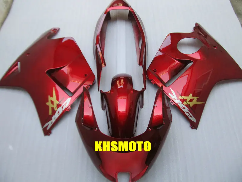 ABS Комплект Красного обтекателя Для HONDA CBR1100XX 97 98 99 00 01 02 03 CBR 1100XX 1997 2000 2003 набор