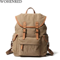 wohenred vintage canvas menwomen backpack 2019 large capacity rucksack casual school bags for teenage girlsboy student bagpack