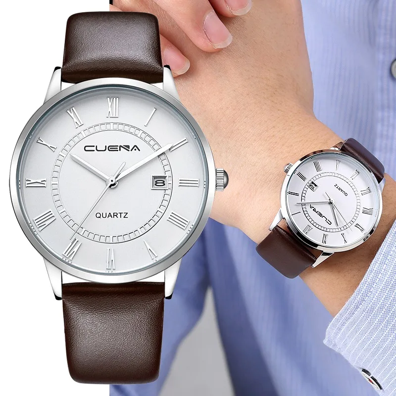 Мужские деловые часы Relojes Hombre 2019 офисные роскошные дизайнерские из розового