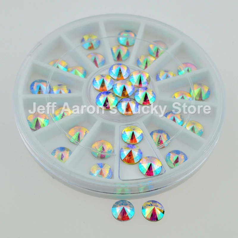 Стразы с плоским основанием для украшения ногтей белые стразы блестками руля