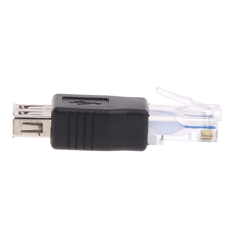 1 шт. Новый TCAM USB тип A гнездо к RJ45 папа Ethernet LAN сетевой маршрутизатор розетка