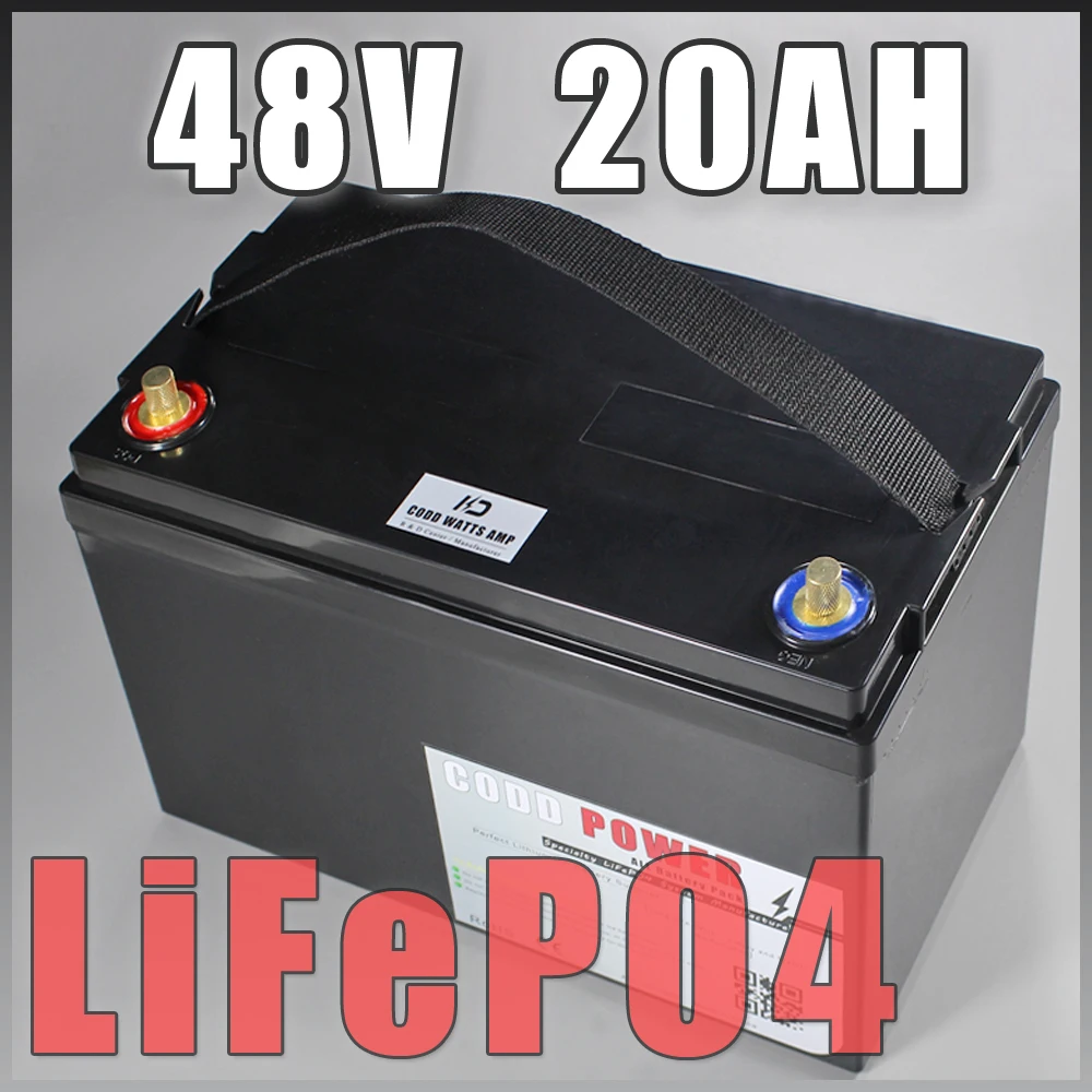 LiFePO4 48V 20AH батарея глубоко циклическая Водонепроницаемая IP68 | Спорт и развлечения