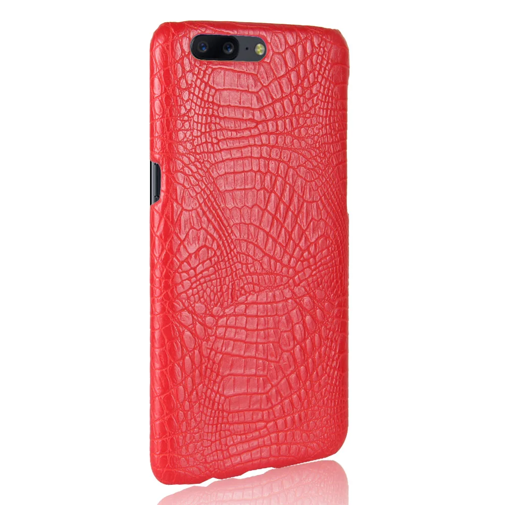 Oneplus 5 phone bag case oneplus Luxury Crocodile Skin PU Protective Case Cover one plus 1+5 5.5&quot |
