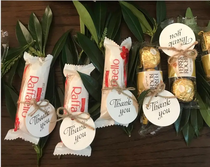 100 шт Взрывные Модели DIY Свадебные праздничные украшения Подарки Спасибо белая