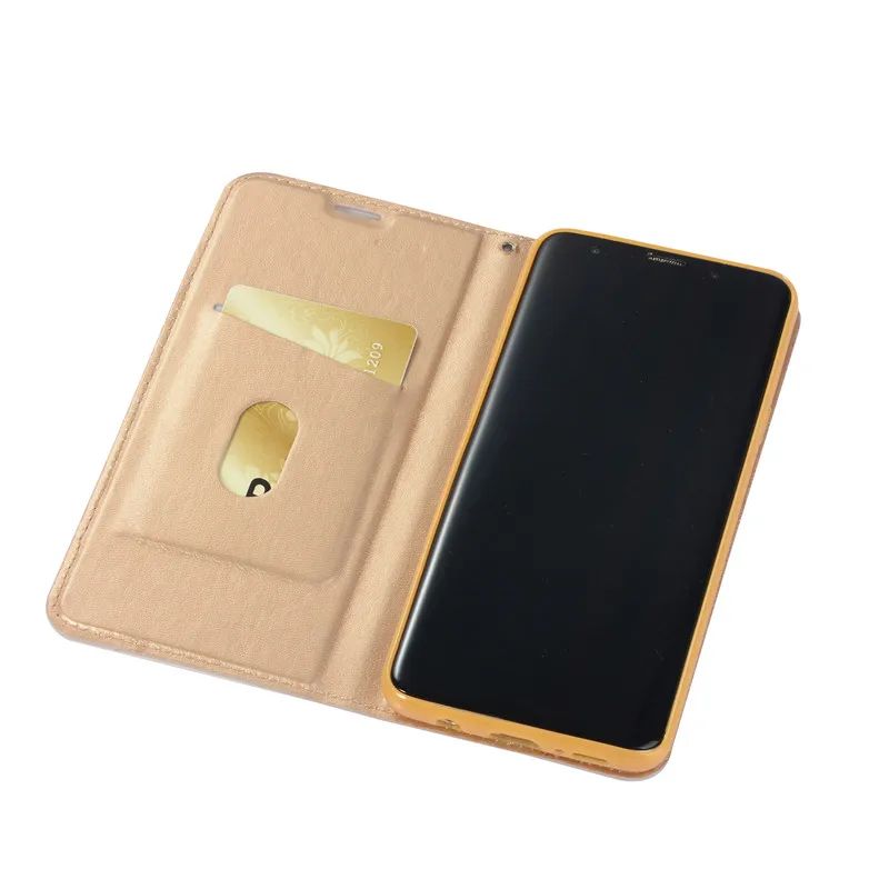 Роскошный кожаный чехол-книжка S10plus чехол для Sumsung Галактики S8 S9 S10 плюс S10E S7edge Note 8 9 Bling держатель для карт Защита для смартфона