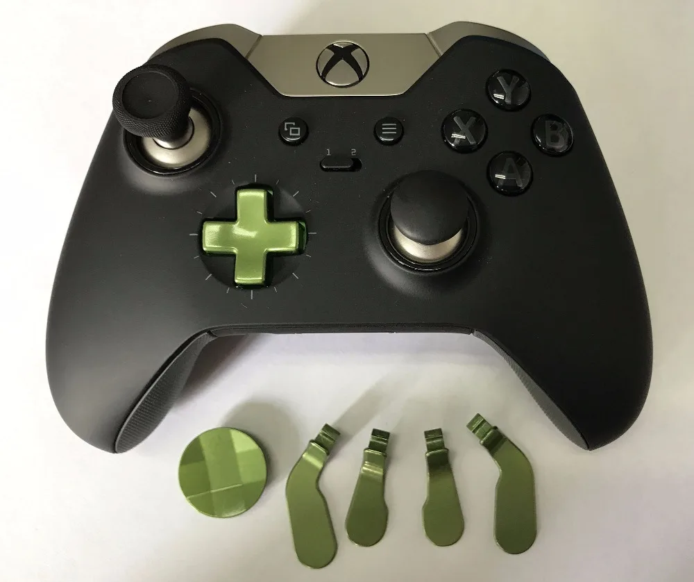 Металлический Moded для Xbox One Elite Замена контроллера 4* весла и 2* D-PADS комплект