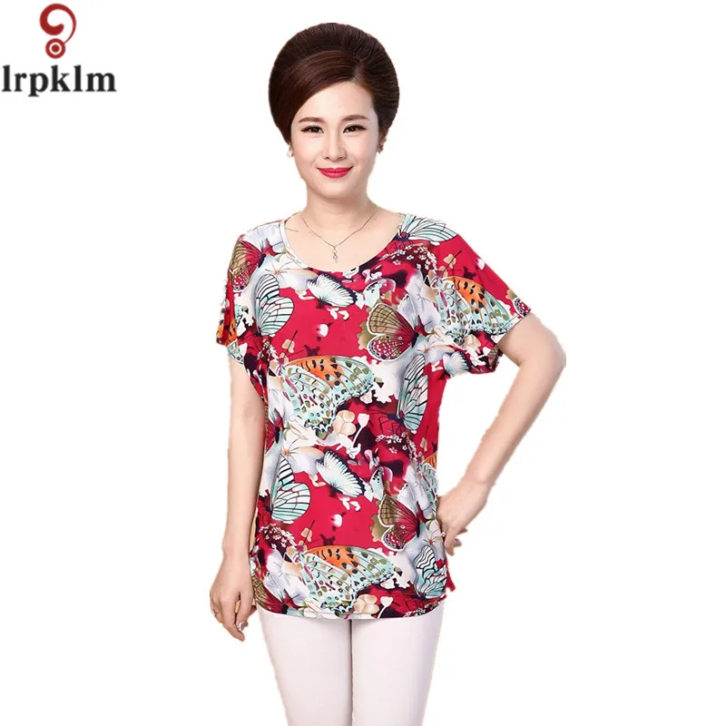 Camisa Femenina летние женские топы с круглым вырезом и короткими рукавами большие
