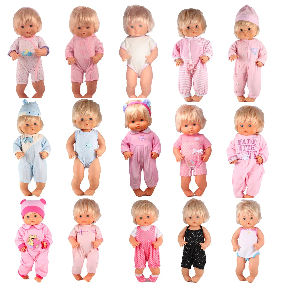 16 дюймов Кукла Одежда Подходит 41 см Nenuco кукла Ropa Nenuco y su Hermanita Nenuco аксессуары 15 шт./лот различные наряды/платья