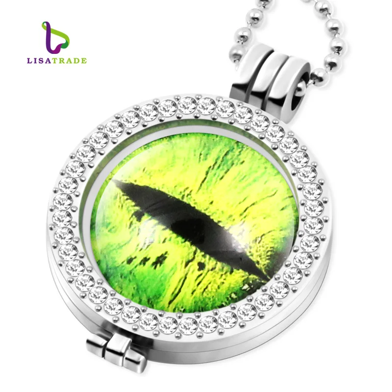 Мое ожерелье в форме монеты глаза 33 мм диск для монет женщин размер 35 держатель с