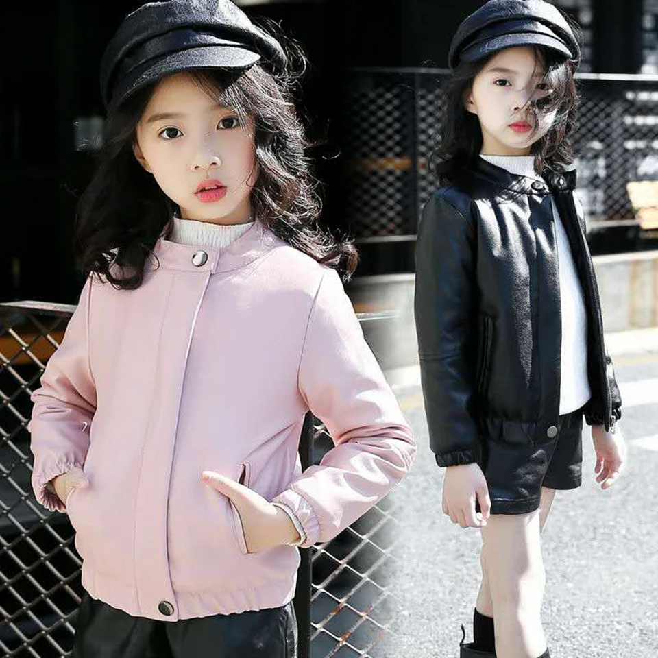 3-12 Yrs Girls Coat 2019 Autumn Spring Jackets For Baby Kids Warm Outerwear Cute Fashion Newborn Clothes | Детская одежда и обувь