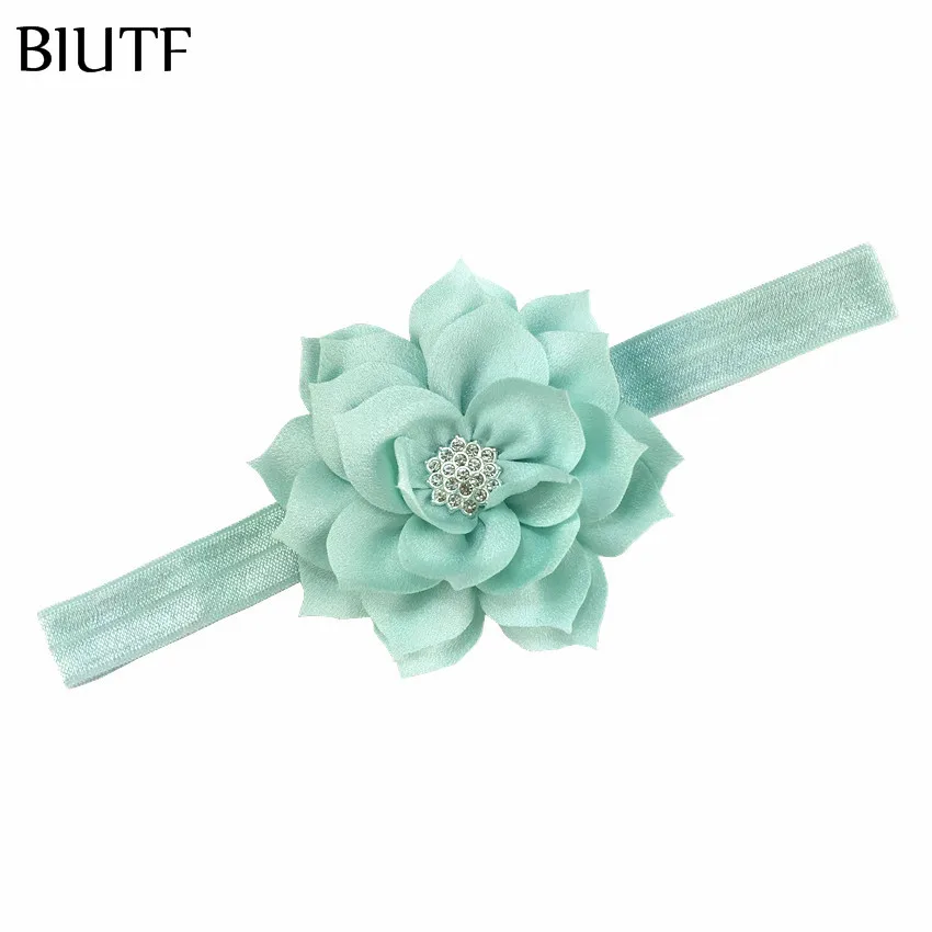 Повязка на голову с эластичной лентой 1 шт./лот двухслойная ткань цветок лотоса