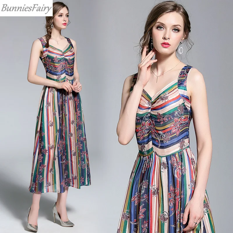BunniesFairy 2019 летнее Новое богемное винтажное Стильное женское разноцветное