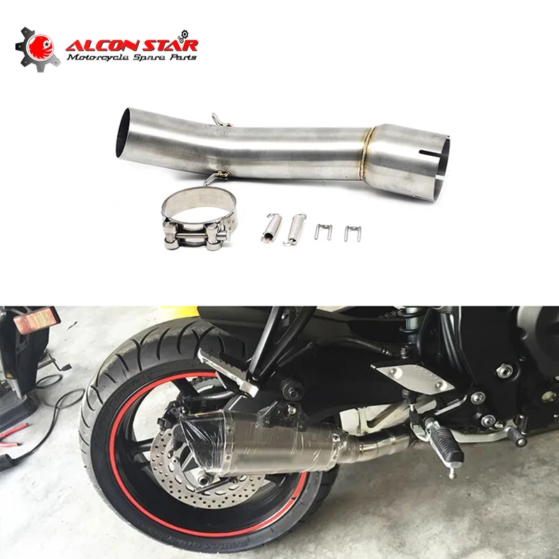 Выхлопной глушитель Alconstar FZ1 FZ1N FZ1000 средняя труба для мотоцикла Yamaha Racing |