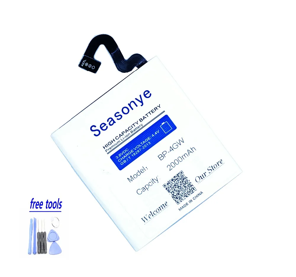 Seasonye 2000mAh BP 4GW / BP4GW батарея для телефона + отвертка Nokia lumia 920 920T Батарея
