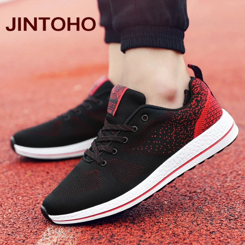 JINTOHO/Мужская обувь большого размера Новинка 2016 года дышащие мужские кроссовки