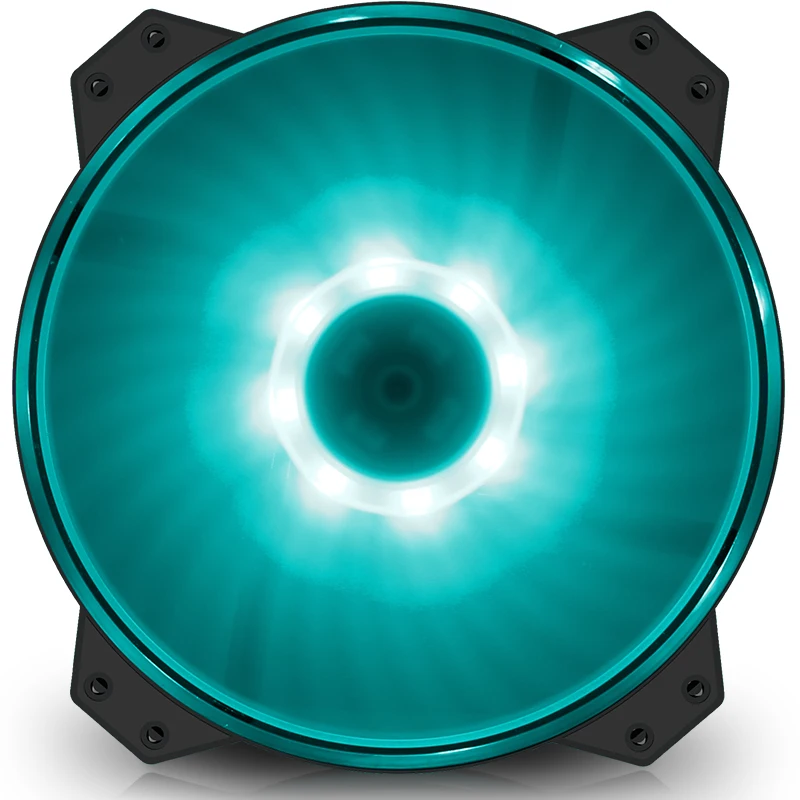 Кулер Мастер MF200R 20 см 12V RGB охлаждающий вентилятор PC чехол 200x200x25 мм тихий