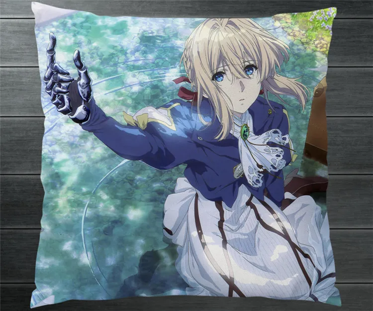 Аниме фиолетовый Evergarden Two Side 40x40 см фотолампа косплей подарок новинка P6|Костюмы