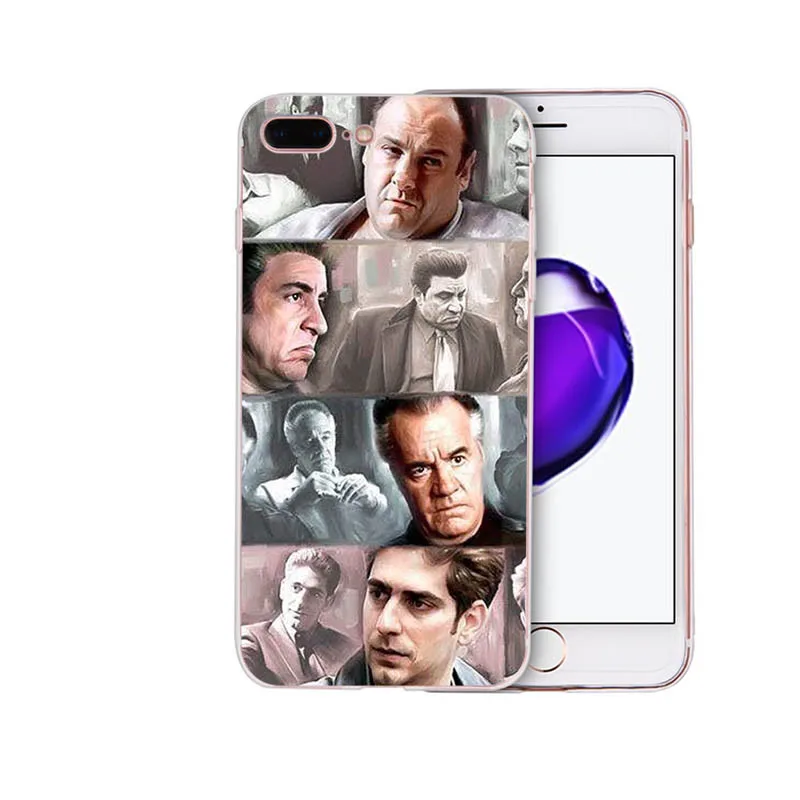 Мягкий чехол для телефона Sopranos James Gandolfini iPhone X XS MAX XR 7 8 6 6s puls 5s 5 10 se силиконовый |