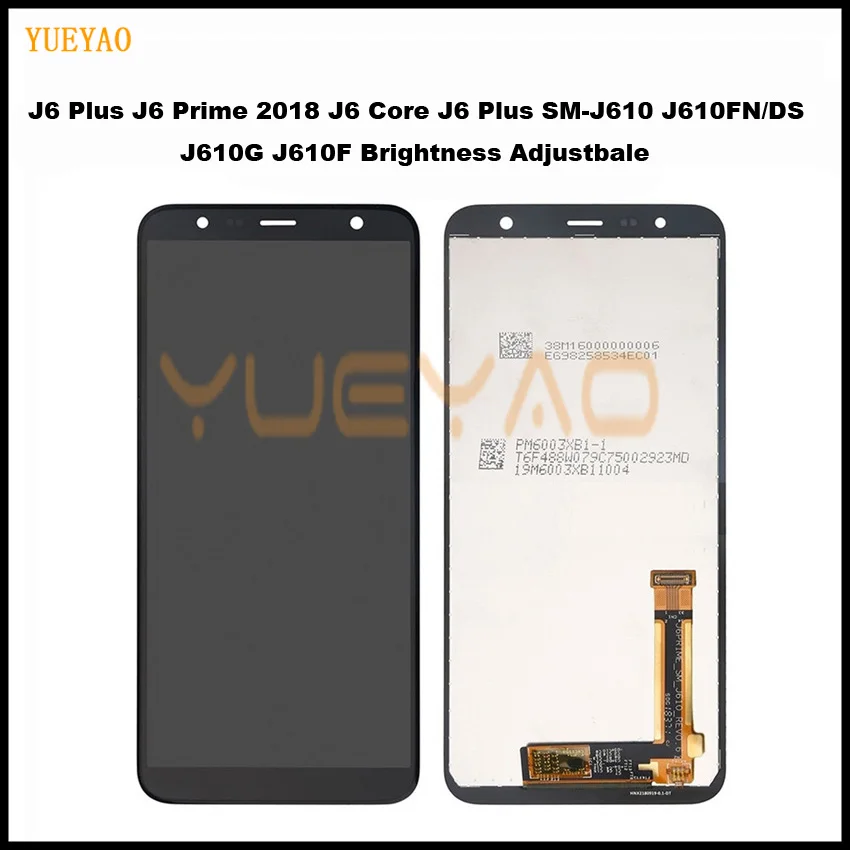 J610FN/DS lcd 1480x720 6 0 ''lcd для SAMSUNG Galaxy J6 2018 + SM-J610 Plus дисплей с сенсорным экраном