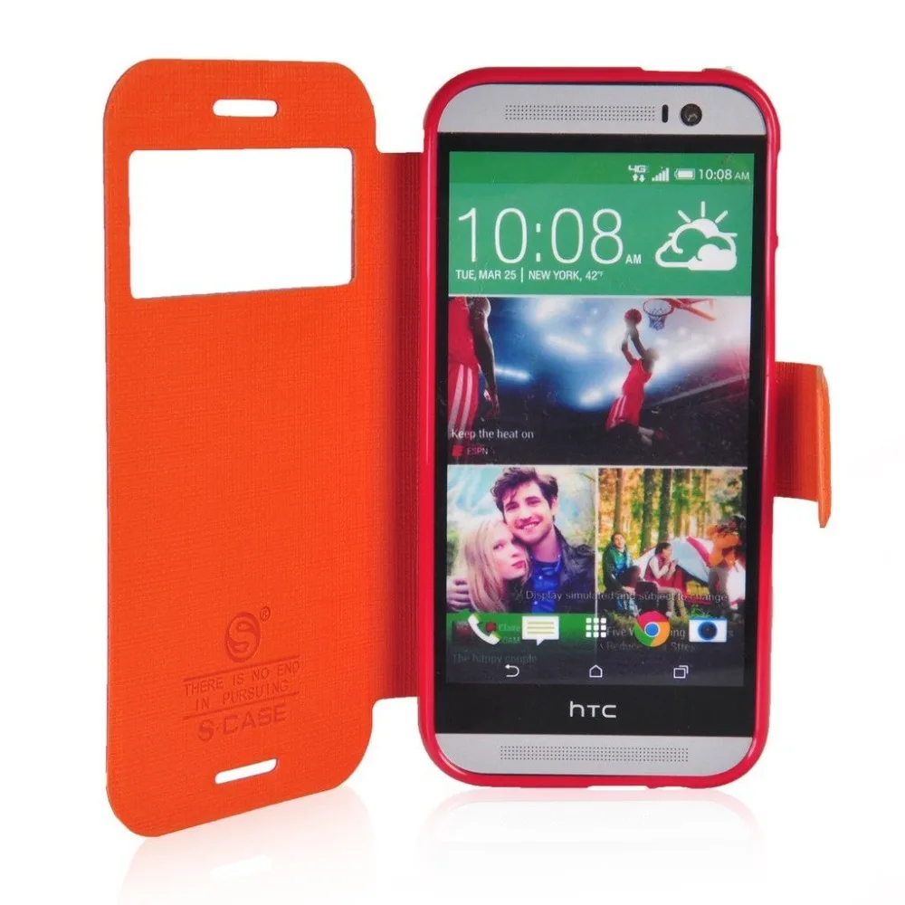 Двойное окно из искусственной кожи 4.5для htc Desire 600 чехол для htc Desire 600 Dual Sim 606W чехол для задней панели сотового телефона чехол