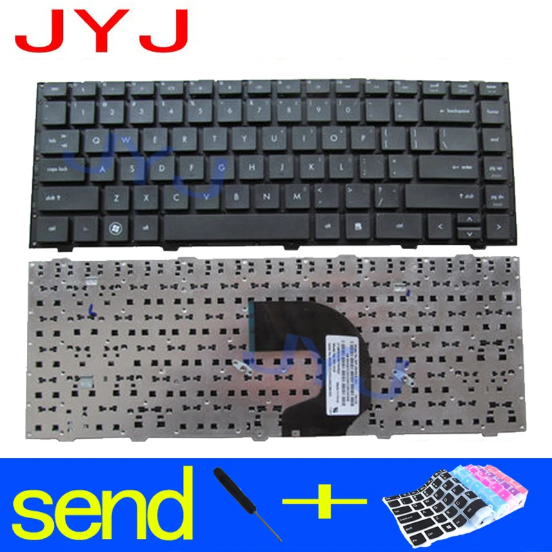 

New English keyboard FOR HP 4440s 4441S 4445s 4446s Send a transparent protective film