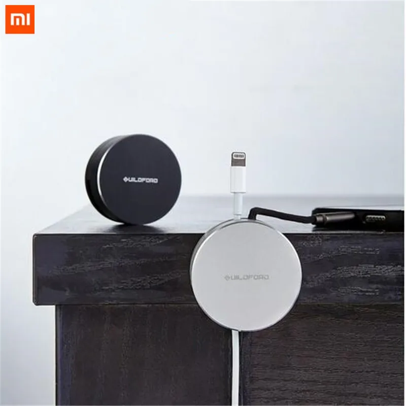 Xiaomi линия передачи данных приемник сплав алюминий двойной трек слот тонкий и компактный бесшовный нано-клей линия данных коробка для хранения