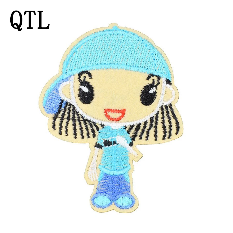 Сделай Сам подростковые патчи для одежды вышитые приклеивания утюгом аппликация