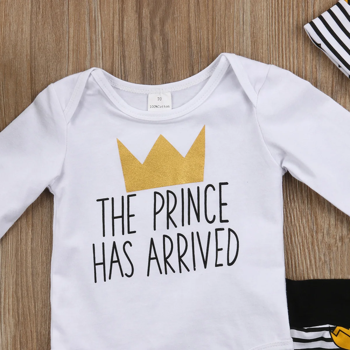 Осенняя одежда для маленьких мальчиков комбинезон с длинными рукавами + штаны в