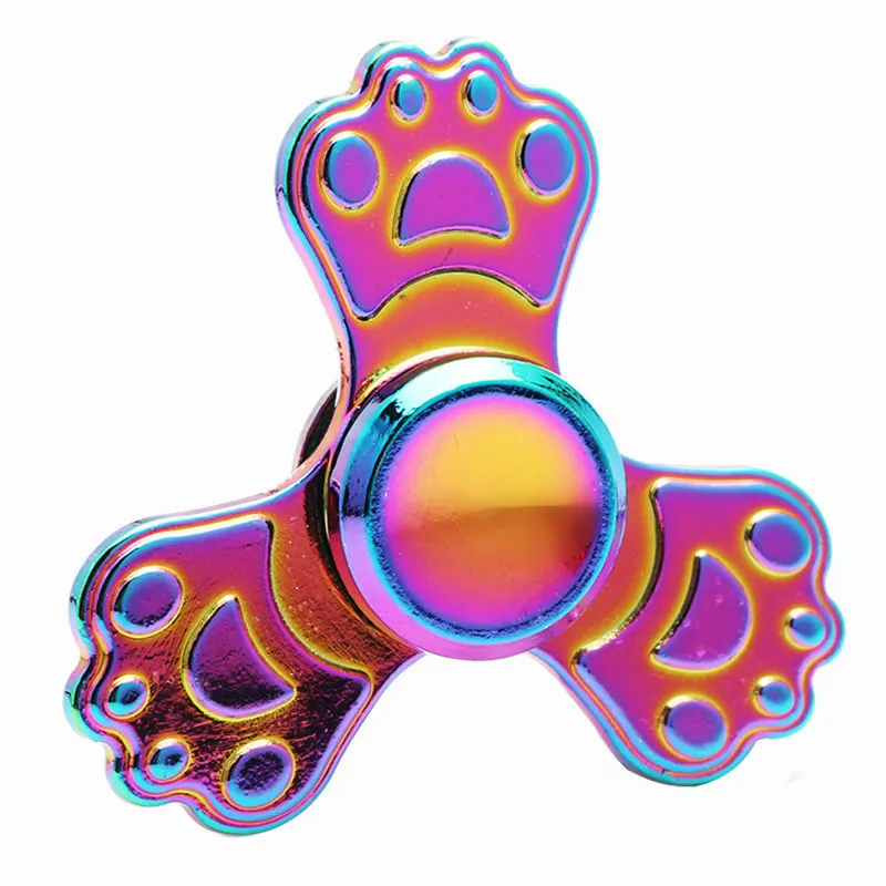 Треугольный коготь кошки красочные Спиннеры EDC ручные блесны аутизм СДВГ Дети