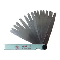1pc 17 blade 0 02 to 1mm thickness gap metric filler feeler gauge measure tool