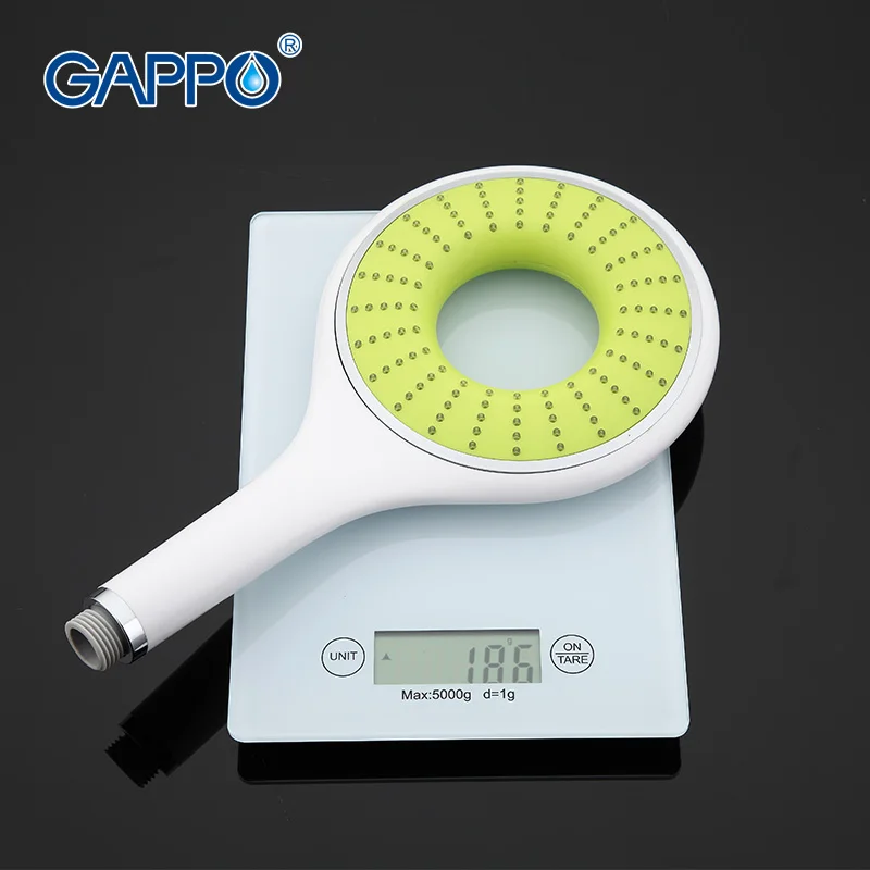 Насадки для душа Gappo GA09 ручные хромированные с экономией воды 1 шт. | Обустройство