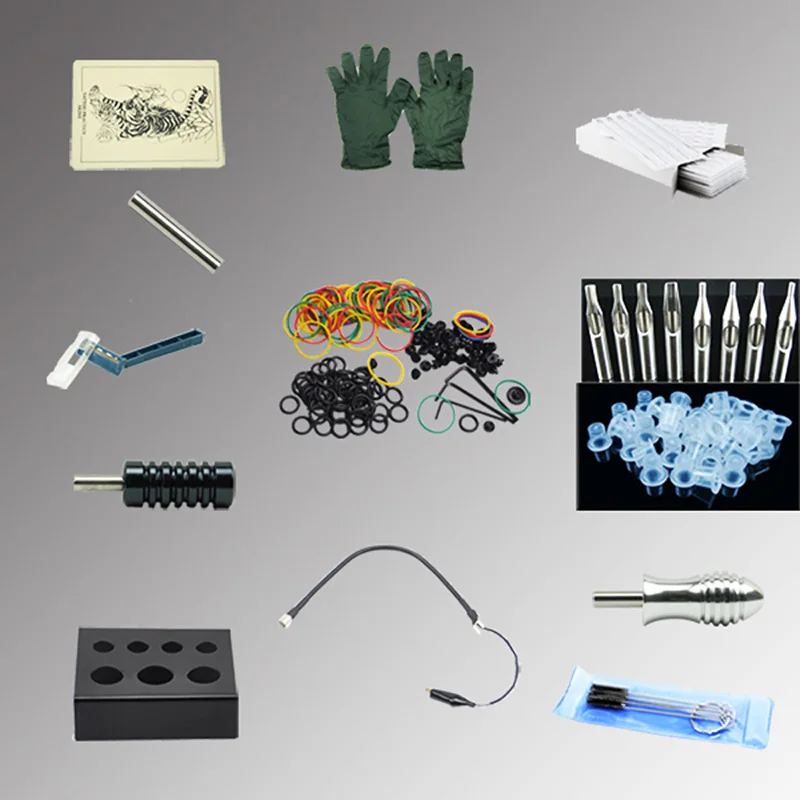 OPHIR 325 шт. Профессиональный Полный комплект для тату блок питания 2 пулемета 12