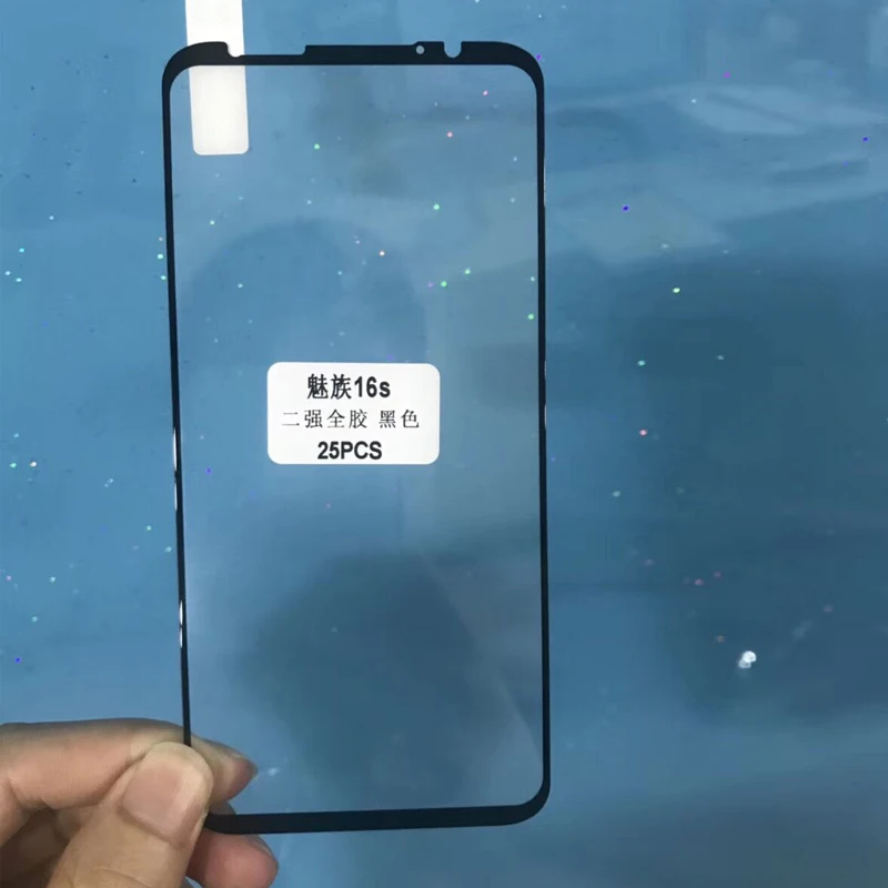 Закаленное стекло с полным покрытием для Meizu 16s 2 шт. защитная пленка экрана