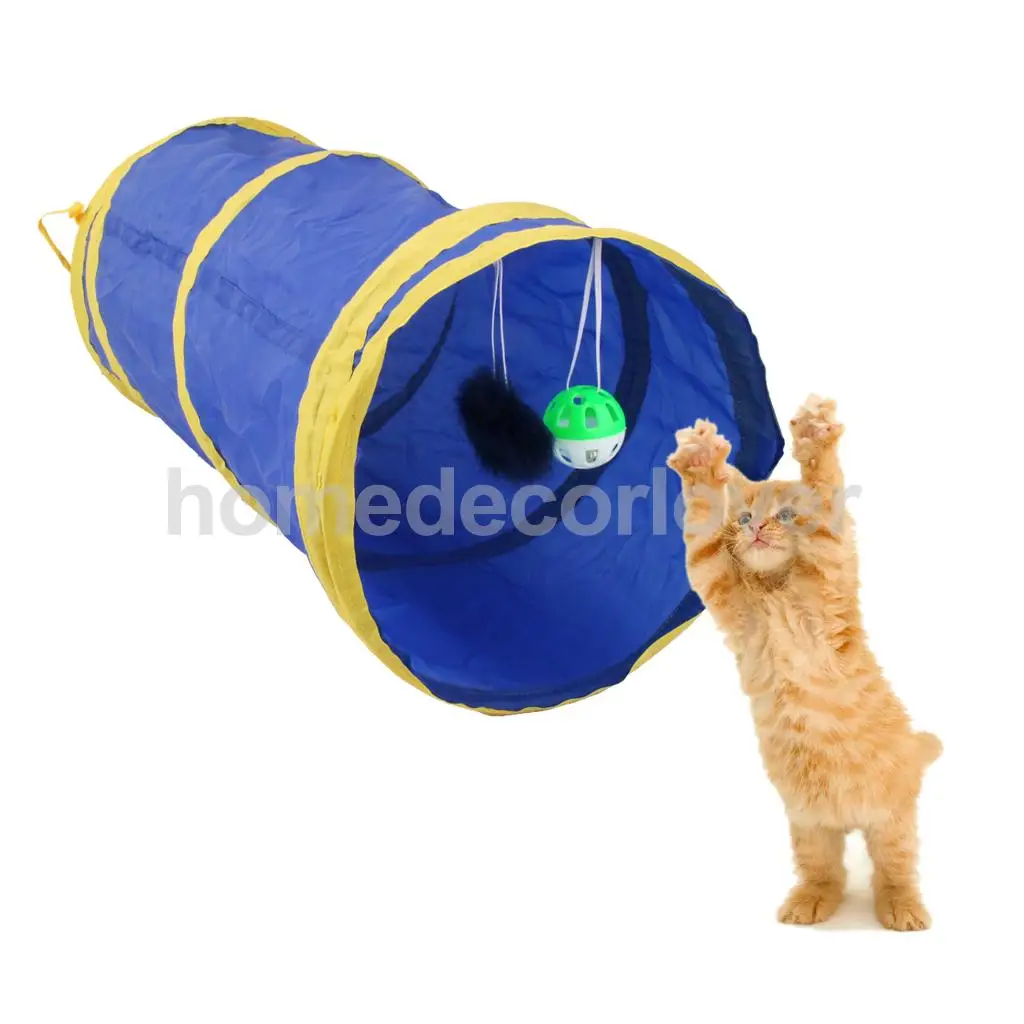 Pop Up Cat Dog Pet Favor Play Tunnel Exercise Activity Toy Camouflage | Дом и сад