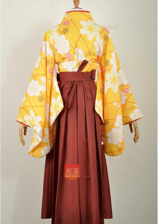 

Anime LoveLive!Sunshine!! COSPLAY Kunikida Hanamaru COS Halloween Party COSPLAY Sweet Japanese kimono Lolita Costumes