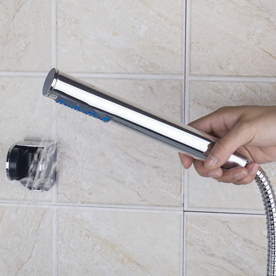 Набор смесителей для душа Водопад из твердой латуни ручной хромированный