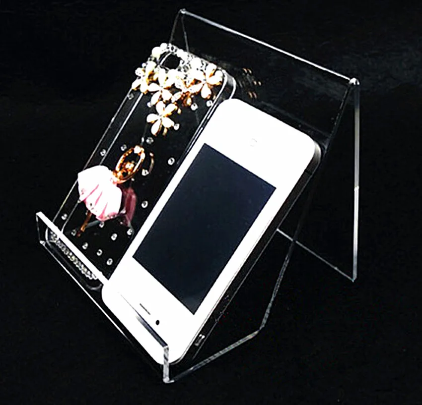 

Acrylic T3mm W12cm Purse Wallet Bag Iphone Book Display Racks Holders Stands One Tier Guesset 50mm 200pcs High Quality