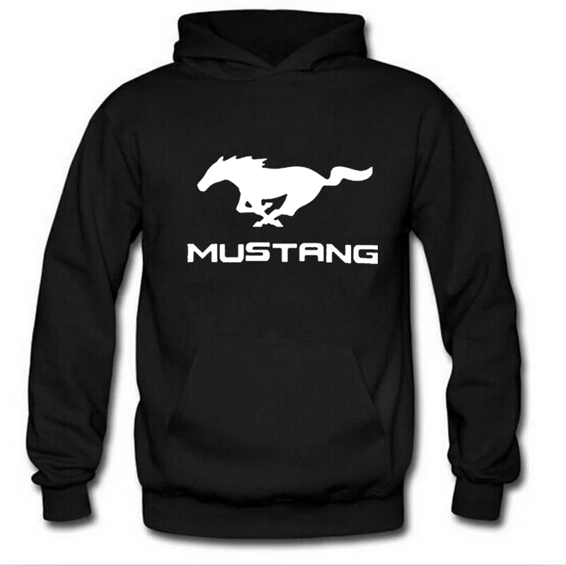 Толстовки для мужчин Mustang автомобильные брелки с логотипом свитшот принтом Сезон