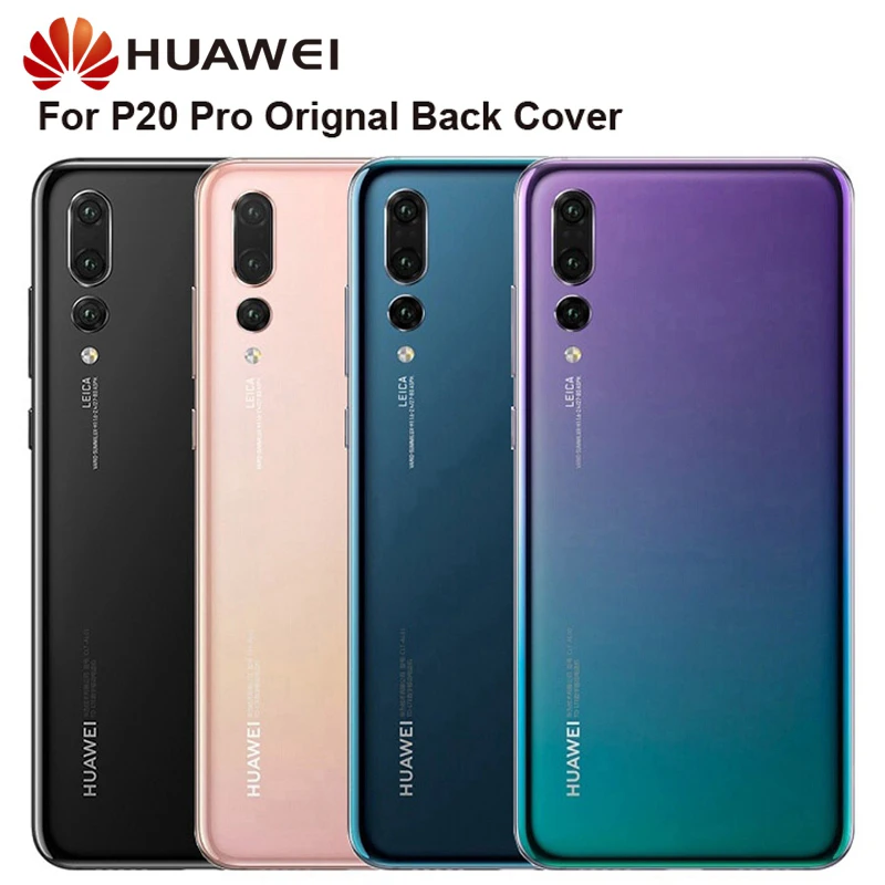 Оригинальная стеклянная задняя крышка для huawei, задняя крышка для huawei P20 Pro, задняя крышка для задней двери, Защитная крышка для телефона, чехлы