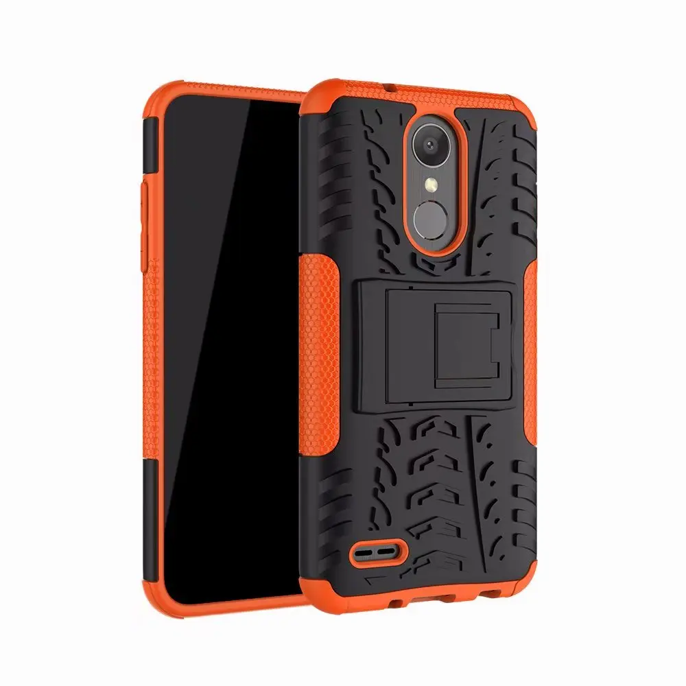 Противоударный rugegd PC + TPU heavy duty задняя крышка для LG aristo2 чехол armor kickstand телефона |