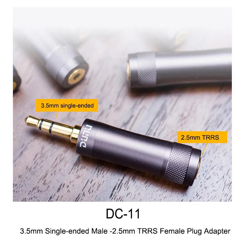 3.5mm to 2.5MM Dunu DC-12 DC-16 DC-11 Переходник 3,5 мм Мужской до 2,5 мм Женский 6,35 до 3,5 4,4 до 2,5 для музыкальный плеер Усилитель - Цвет: 3.5mm to 2.5MM
