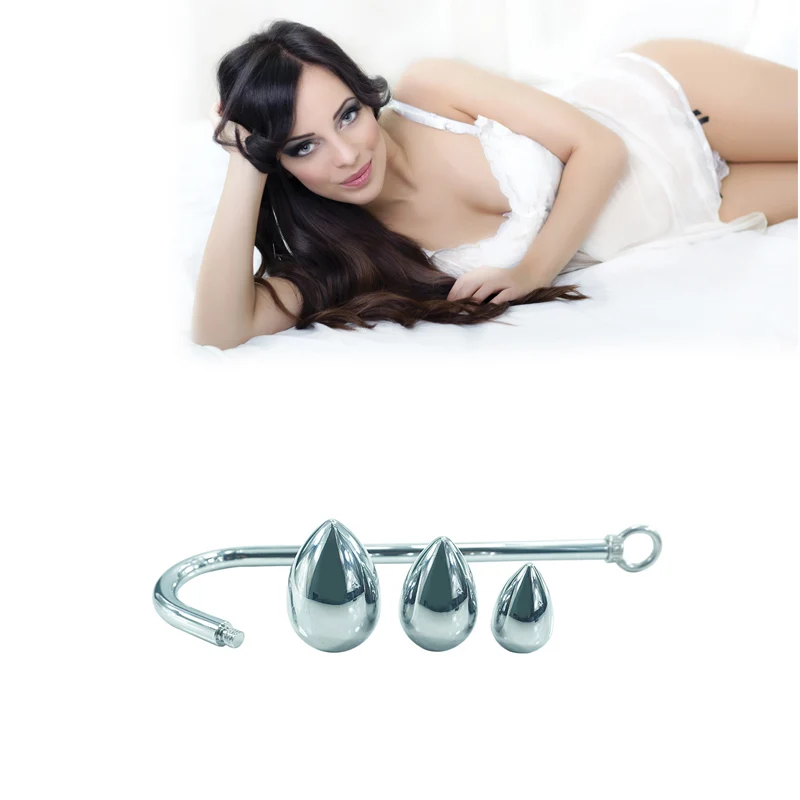 Анальная пробка с одной бусиной для мужчин анальная из нержавеющей стали шариком