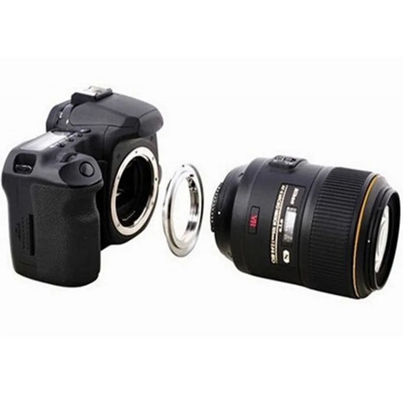 Объектив переходное кольцо для Nikon F (Non AI Ai AIS) Canon EOS EF 550d 60d 5d3 700d 7d 50d 5d2 6d латунный