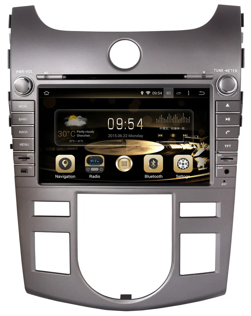 Android 8 0 автомобильный DVD плеер для Kia Cerato Forte 2008 2012 с GPS навигацией Радио BT USB WIFI