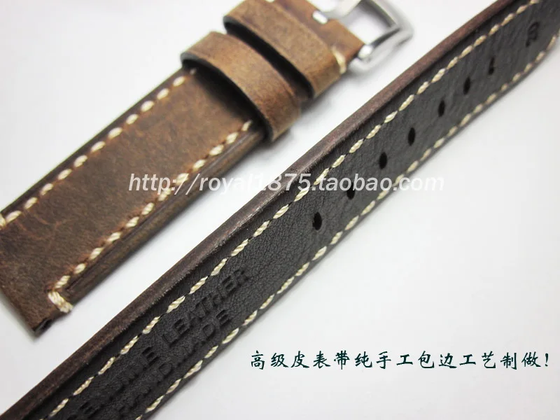 Ремешок ручной работы в стиле ретро коричневый ремешок для часов занятий спортом