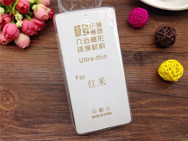 Или Xiaomi Hongmi Redmi RedRice Обложка Case Прозрачный Ультра-Тонкий Мягкий Гель ТПУ Для